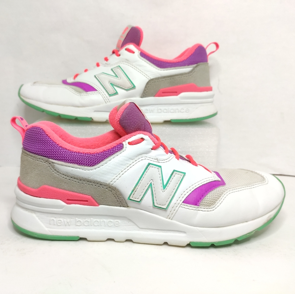 New Balance Cw997 Sneakers Women's Pink/Purple/Green/White Size 6